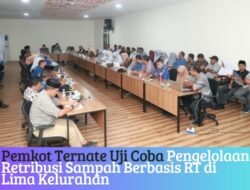 Pemkot Ternate Uji Coba Pengelolaan Retribusi Sampah Berbasis RT di Lima Kelurahan