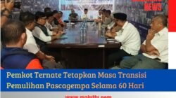 Pemkot Ternate Tetapkan Masa Transisi Pemulihan Pascagempa Selama 60 Hari