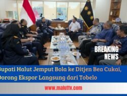 Bupati Halut Jemput Bola ke Ditjen Bea Cukai, Dorong Ekspor Langsung dari Tobelo