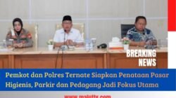 Pemkot dan Polres Ternate Siapkan Penataan Pasar Higienis, Parkir dan Pedagang Jadi Fokus Utama