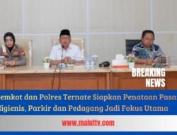 Pemkot dan Polres Ternate Siapkan Penataan Pasar Higienis, Parkir dan Pedagang Jadi Fokus Utama