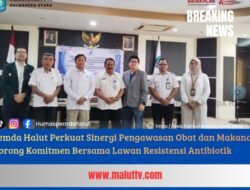 Pemda Halut Perkuat Sinergi Pengawasan Obat dan Makanan, Dorong Komitmen Bersama Lawan Resistensi Antibiotik