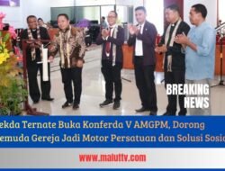 Sekda Ternate Buka Konferda V AMGPM, Dorong Pemuda Gereja Jadi Motor Persatuan dan Solusi Sosial