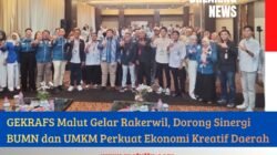 GEKRAFS Malut Gelar Rakerwil, Dorong Sinergi BUMN dan UMKM Perkuat Ekonomi Kreatif Daerah