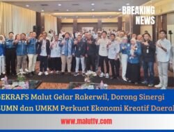 GEKRAFS Malut Gelar Rakerwil, Dorong Sinergi BUMN dan UMKM Perkuat Ekonomi Kreatif Daerah