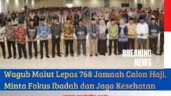 Wagub Malut Lepas 768 Jamaah Calon Haji, Minta Fokus Ibadah dan Jaga Kesehatan