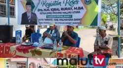 RESES : Suplay Mesin Tempel 15 PK Dua Unit, Iqbal Ruray Wujudkan Mimpi Kelompok Nelayan Desa Sidangoli Gam.
