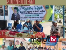 RESES : Suplay Mesin Tempel 15 PK Dua Unit, Iqbal Ruray Wujudkan Mimpi Kelompok Nelayan Desa Sidangoli Gam.