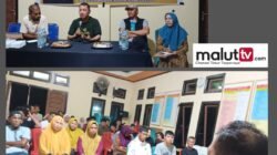 Ketua Deprov Malut Iqbal Ruray Serap Asmara di Desa Taba Cempaka.
