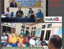 Ketua Deprov Malut Iqbal Ruray Serap Asmara di Desa Taba Cempaka.