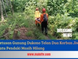 Letusan Gunung Dukono Telan Dua Korban Jiwa, Satu Pendaki Masih Hilang