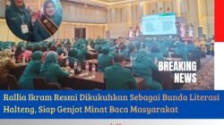 Rallia Ikram Resmi Dikukuhkan Sebagai Bunda Literasi Halteng, Siap Genjot Minat Baca Masyarakat