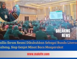 Rallia Ikram Resmi Dikukuhkan Sebagai Bunda Literasi Halteng, Siap Genjot Minat Baca Masyarakat