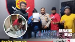 Polisi Amankan Penjual Cap Tikus Asal Halsel di Rumah Kos Batu AnteruTernate