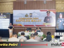 Kapolda Malut Tegaskan Profesionalisme dan Dukungan Penuh terhadap Program Nasional Lewat Commander Wish