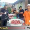 Masjid Nur Insan Jati Ternate Sembelih 6 Sapi dan 2 Kambing, 200 Kupon Daging Kurban Dibagikan