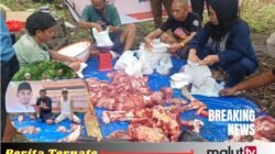 Anggota DPR RI Izzuddin AlQassam Kasuba Berqurban Bersama Jurnalis Maluku Utara, Serahkan 1 Ekor Sapi