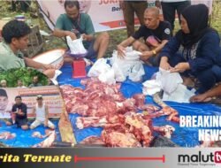 Anggota DPR RI Izzuddin AlQassam Kasuba Berqurban Bersama Jurnalis Maluku Utara, Serahkan 1 Ekor Sapi