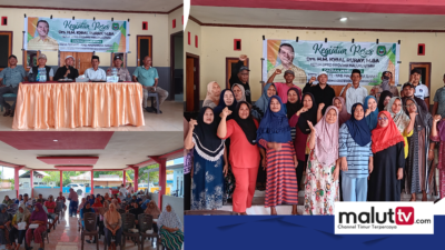 Hasil Reses Ketua DPRD Malut Iqbal Ruray, Desa Tungute Ternate Butuh Talud dan Tambatan Perahu.