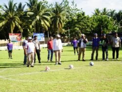 Disaksikan Masyarakat, Wakil Bupati Halut Resmikan Turnamen Gawang Sedang Pemuda Cup 2026