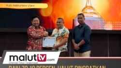 Raih 72,10 Persen, Halmahera Utara Dinobatkan Peringkat Dua Tertinggi TLRHP BPK Semester II Tahun 2025.