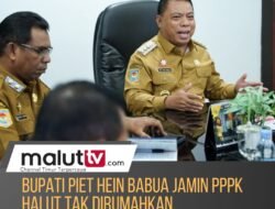 Bupati Piet Hein Babua Jamin PPPK Halut Tidak Dirumahkan.