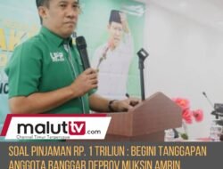 Soal Pinjaman Rp. 1 Triliun : Begini Tanggapan Anggota Banggar Deprov Muksin Amrin.