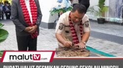 Resmikan Gedung Sekolah Minggu Jemaat Imanuel Gamsungi, Bupati Halut Berharap Lahir Generasi Beriman dan Suri Teladan.