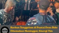 Korban Tenggelam di Pantai Desa Bido Ditemukan Meninggal, Sinergi Tim Gabungan Berhasil Akhiri Pencarian