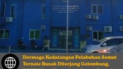 Dermaga Kedatangan Pelabuhan Semut Ternate Rusak Diterjang Gelombang, KSOP Minta Kontraktor Segera Perbaiki