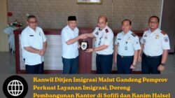 Kanwil Ditjen Imigrasi Malut Gandeng Pemprov Perkuat Layanan Imigrasi, Dorong Pembangunan Kantor di Sofifi dan Kanim Halsel