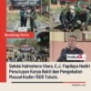Bantu Pembangunan Daerah, Pemda Halut Apresiasi Kodim 1508 Tobelo.