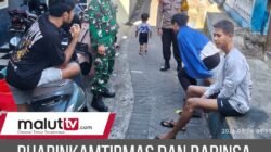 Respon Laporan Warga, Bhabinkamtibmas Dan Bhabinsa Sambangi Wilayah Binaan.