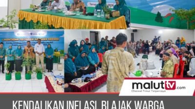 KENDALIKAN INFLASI, BI AJAK WARGA TERNATE TANAM RICA DAN KANGKUNG DI PEKARANGAN RUMAH.