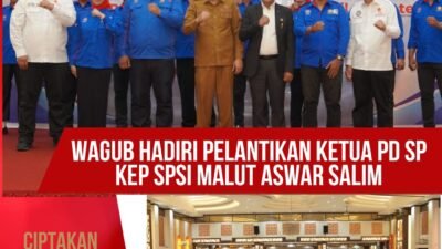 Dihadiri Wagub Malut, Aswar Salim Resmi Pimpin PD SP KEP SPSI Malut.