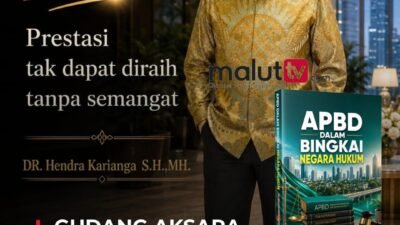 Hendra Karianga Kembali Rilis Buku Barunya Berjudul “APBD DALAM BINGKAI NEGARA HUKUM”.