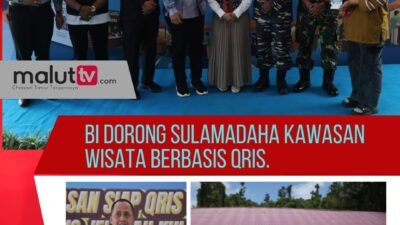 BI Malut Dorong Sulamadaha Kawasan Wisata Berbasis Qris