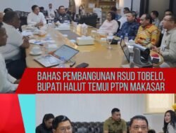 Bahas Pembangunan RSUD Tobelo, Bupati Piet Hein Babua Temui Jajaran PTPN Makasar.