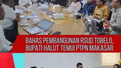 Bahas Pembangunan RSUD Tobelo, Bupati Piet Hein Babua Temui Jajaran PTPN Makasar.