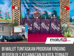 BI Maluku Utara Sukses Rampungkan Program RINDANG BERSERI di 7 Kecamatan Kota Ternate.