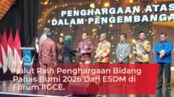 Halut Dianugerahi Penghargaan Bidang Panas Bumi 2026 Dari Kementerian ESDM 