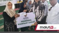 Baznas Ternate Salurkan Bantuan Konsumtif Kepada 670 Warga Kurang Mampu