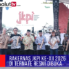 Dihadiri Kota Pusaka Se-Indonesia dan Dubes Belanda, Rakernas JKPI Ke-XII Resmi Dibuka Walikota Ternate M. Tauhid Soleman.