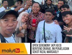 Open Seremony JKPI XII di Benteng Oranje. Ini Penjelasan Sekot Ternate, Rizal Marsaoly.
