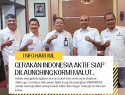 Wujudkan Masyarakat Sehat dan Bugar, KORMI Malut Siap Lounching Gerakan Indonesia Aktif di Ternate.