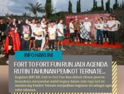 Pemkot Ternate Jadikan Fort to Fort Fun Run Agenda Tahunan