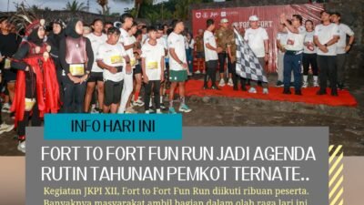 Pemkot Ternate Jadikan Fort to Fort Fun Run Agenda Tahunan