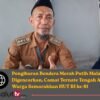 Pengibaran Bendera Merah Putih Mulai Digencarkan, Camat Ternate Tengah Ajak Warga Semarakkan HUT RI ke-81