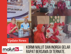 Sukseskan Gerakan Indonesia Aktif dan Forprov, KORMI Malut Bersama Inorga Gelar Rapat Kerja di Ternate.