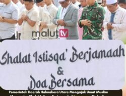 Kemarau Panjang, Pemda Halmahera Utara Lakukan Sholat Istisqa di Lapangan Makodim 1508/Tobelo